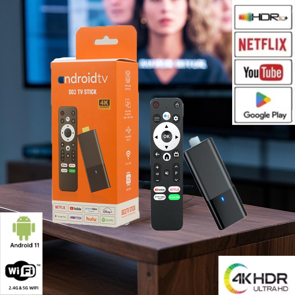 Home Cinema Google - Android S01 Tv Stick 4k Dual