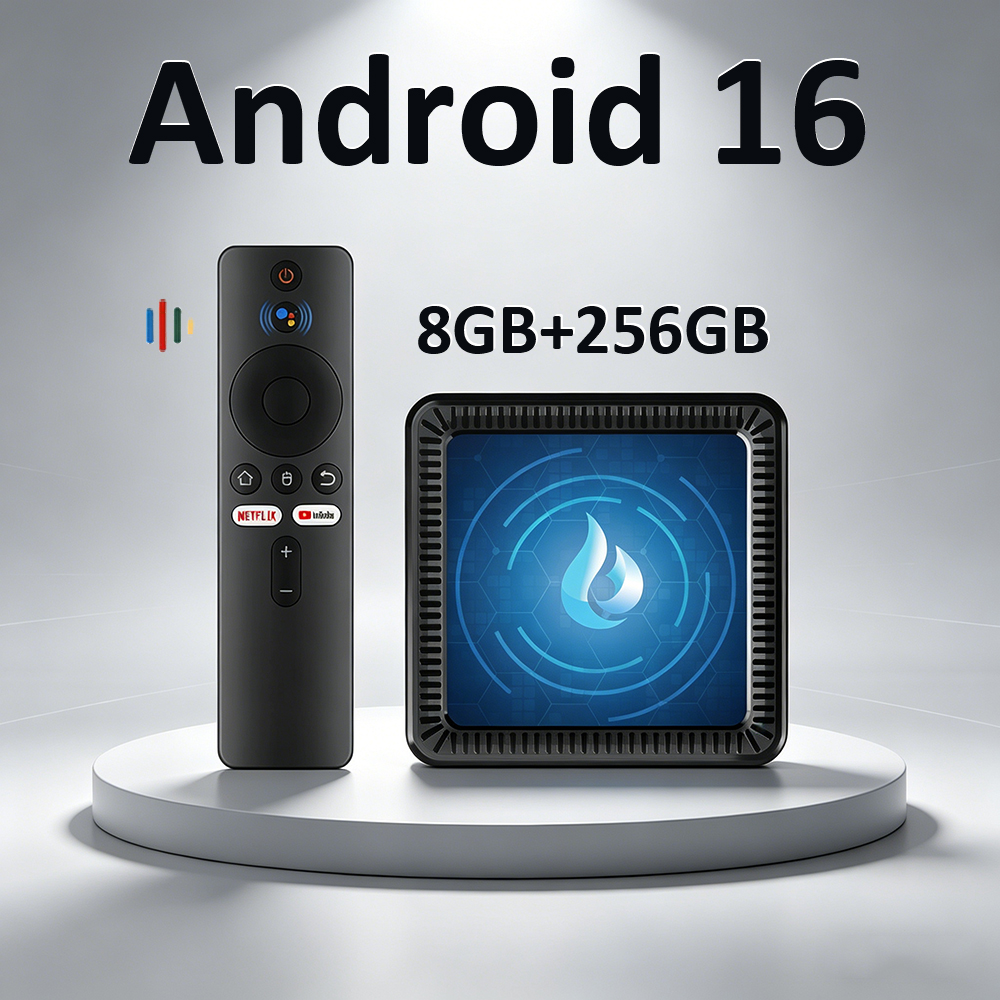 Home Cinema Google - Android 16 8GB 256GB Smart TV