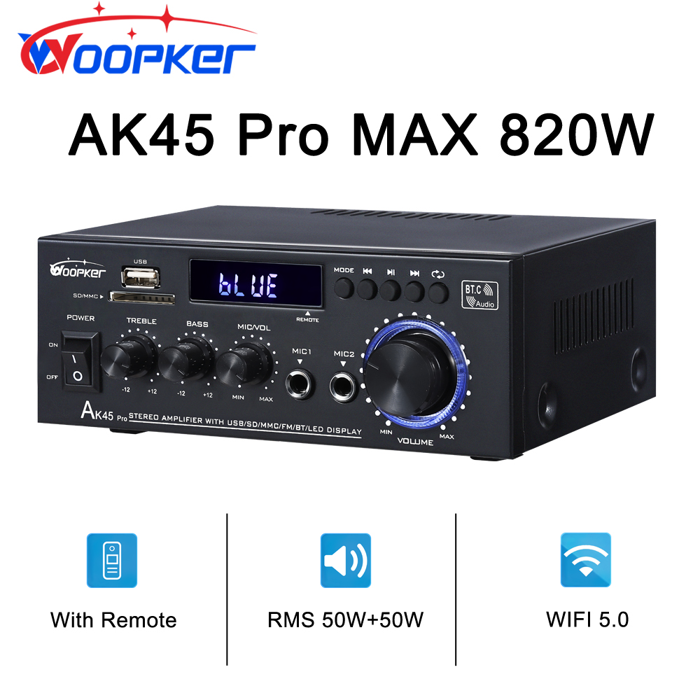 Home Cinema Receiver - Woopker Audio Amplifier AK45/AK45 Pro Max