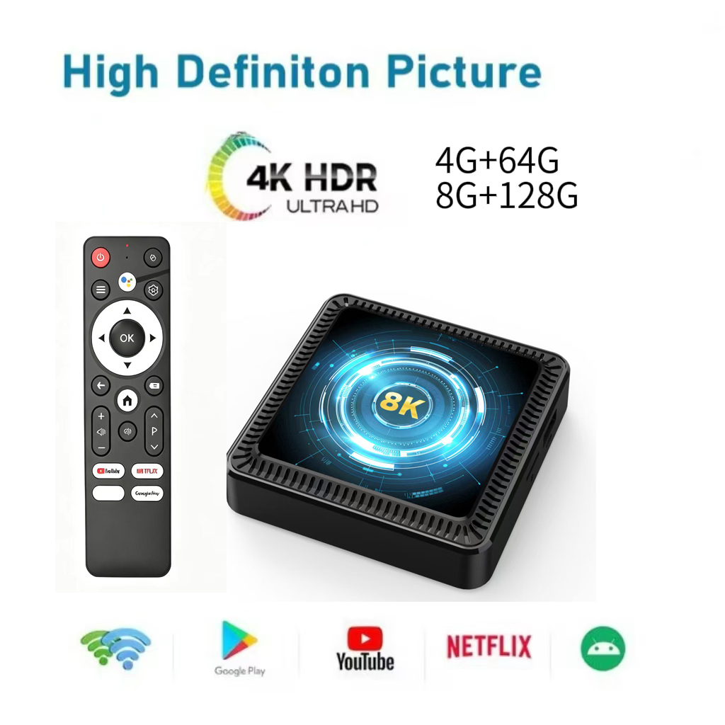Home Cinema Google - Android 16 Smart TV Box Allwinner