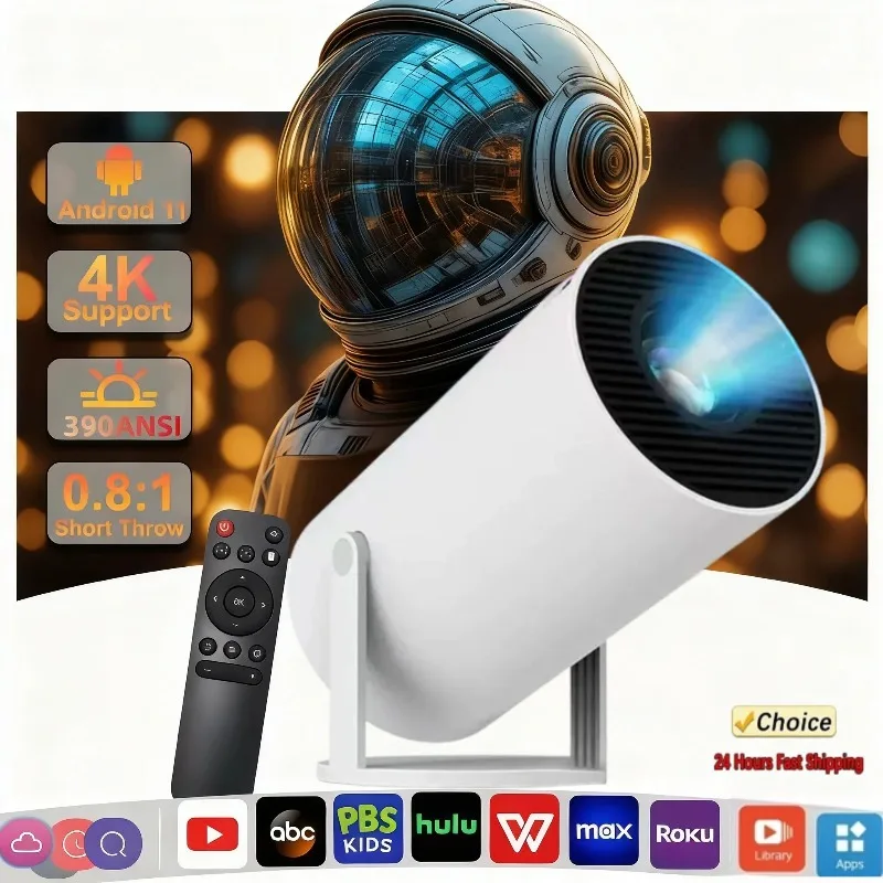 Home Cinema Mini - New Mini HY300 Projector 4K Android