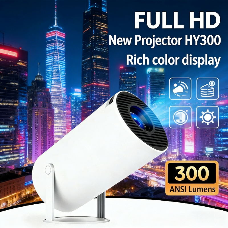 Home Cinema Mini - New Projector HY300 4K Android 11