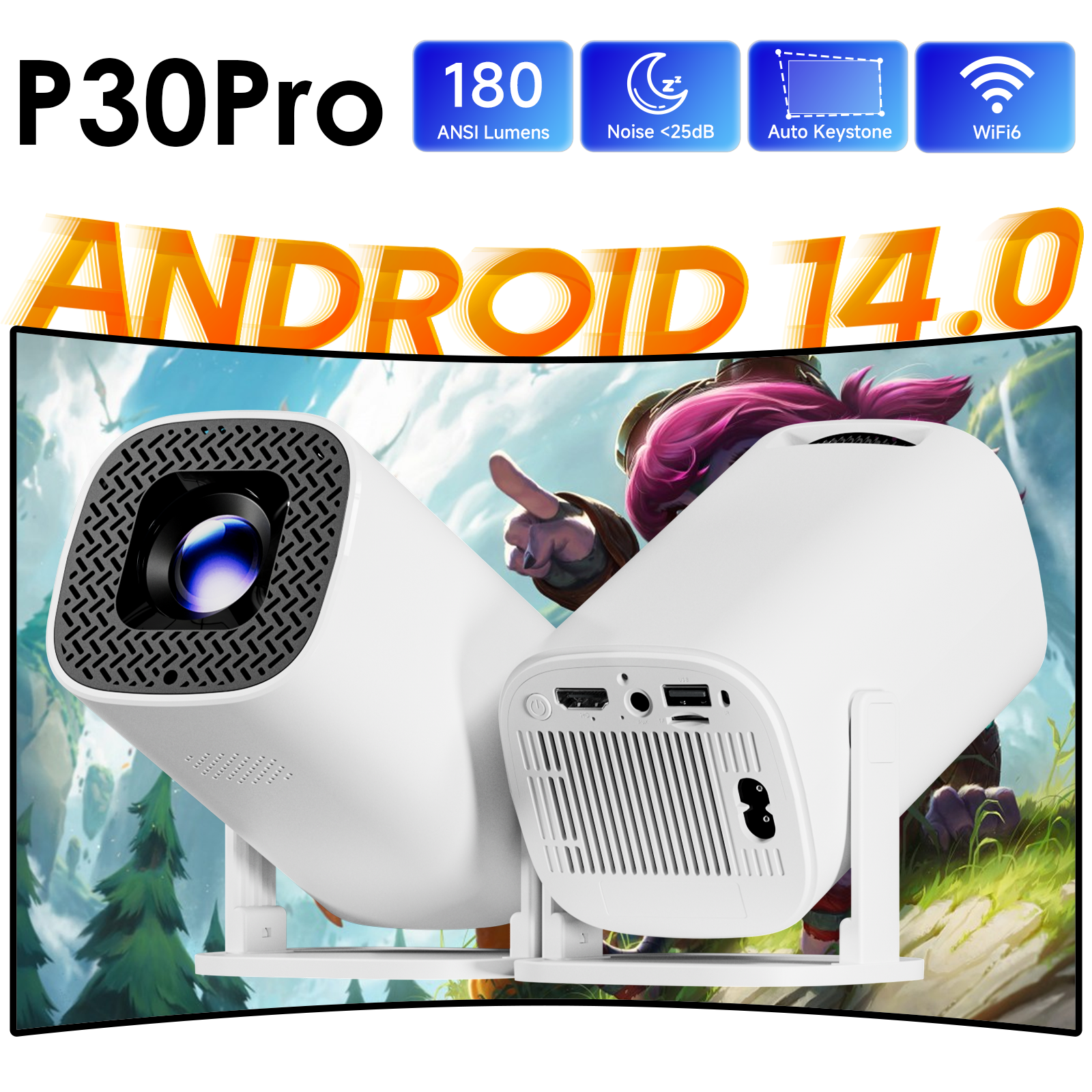 HONGTOP P30PRO Smart Mini Proj - огляд і ціна Home Cinema Mini