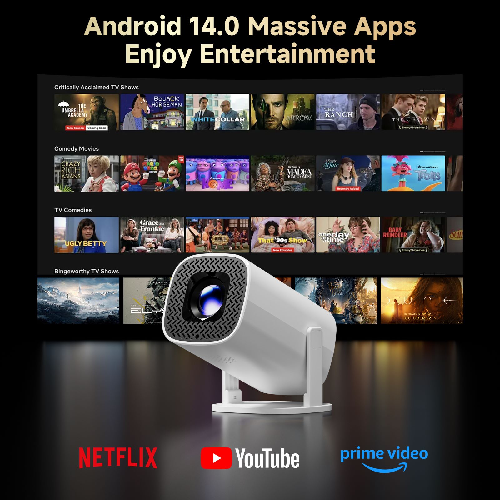 HONGTOP P30PRO Smart Mini Proj - огляд і ціна Home Cinema Mini