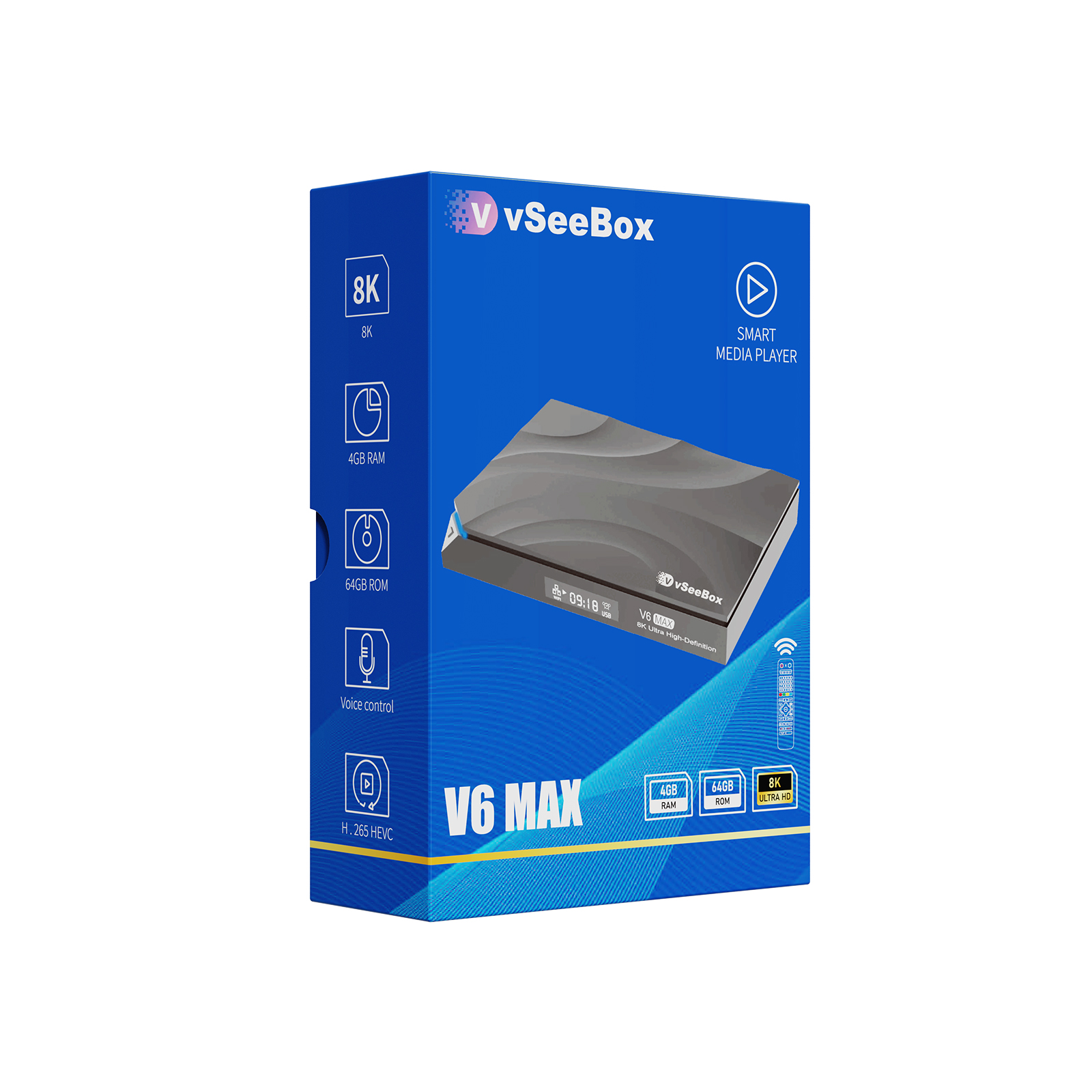 vSeeBox V6 Max 64GB 8K HD Offi - огляд і ціна Home Cinema Google