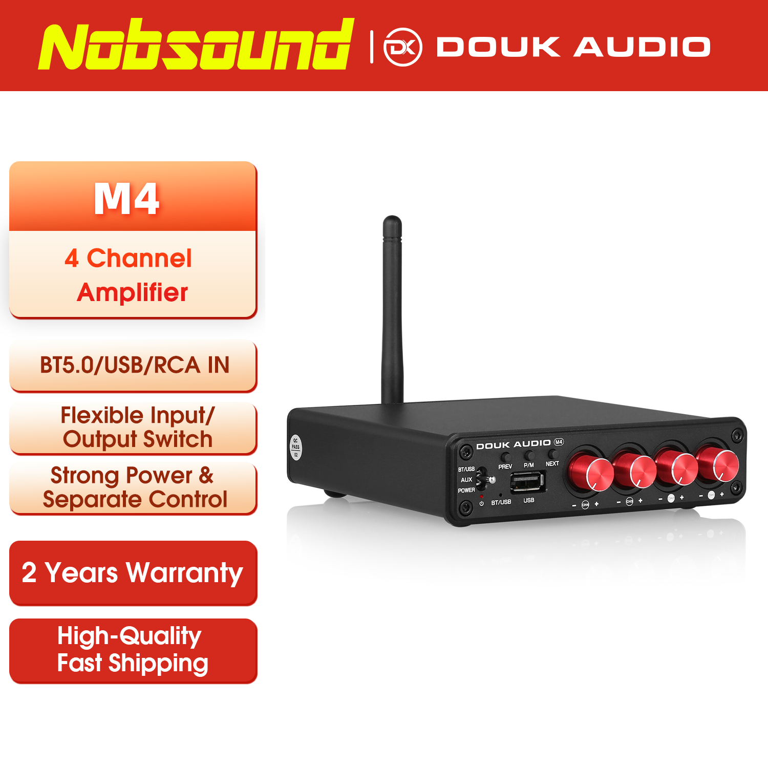Nobsound HiFi Stereo Bluetooth - огляд і ціна Home Cinema Receiver
