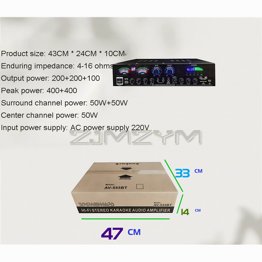 555BT High-power Amplifier AC2 - огляд і ціна Home Cinema Receiver