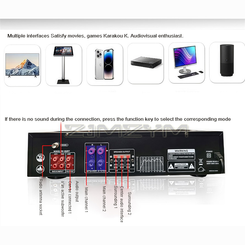 555BT High-power Amplifier AC2 - огляд і ціна Home Cinema Receiver