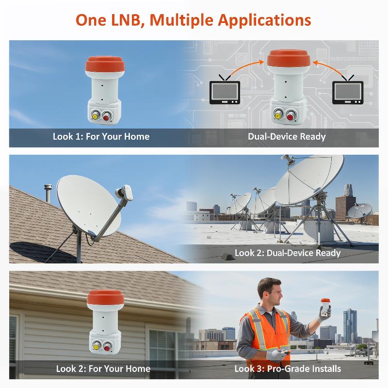 Digital KU Band Twin Dual LNB  - огляд і ціна Home Cinema Receiver