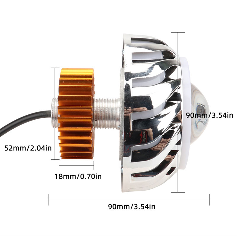 1pcs Car Motorcycle Headlight  - огляд і ціна Projector Lamp Replacement