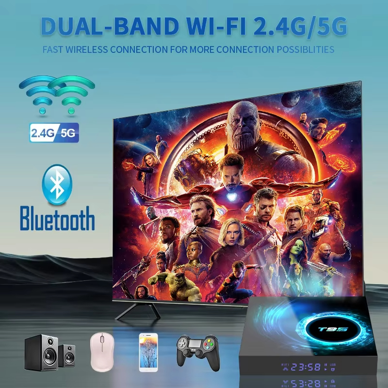 Smart TV Box T95 Android 16 Al - огляд і ціна Home Cinema Google