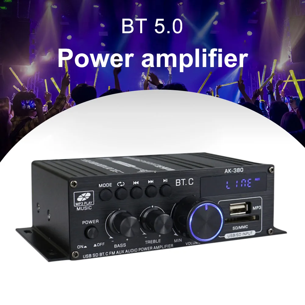 AK-380 800W Home Car Power Amp - огляд і ціна Home Cinema Audio System
