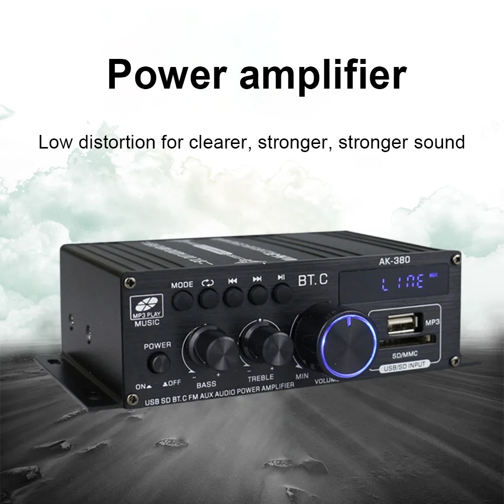 AK-380 800W Home Car Power Amp - огляд і ціна Home Cinema Audio System