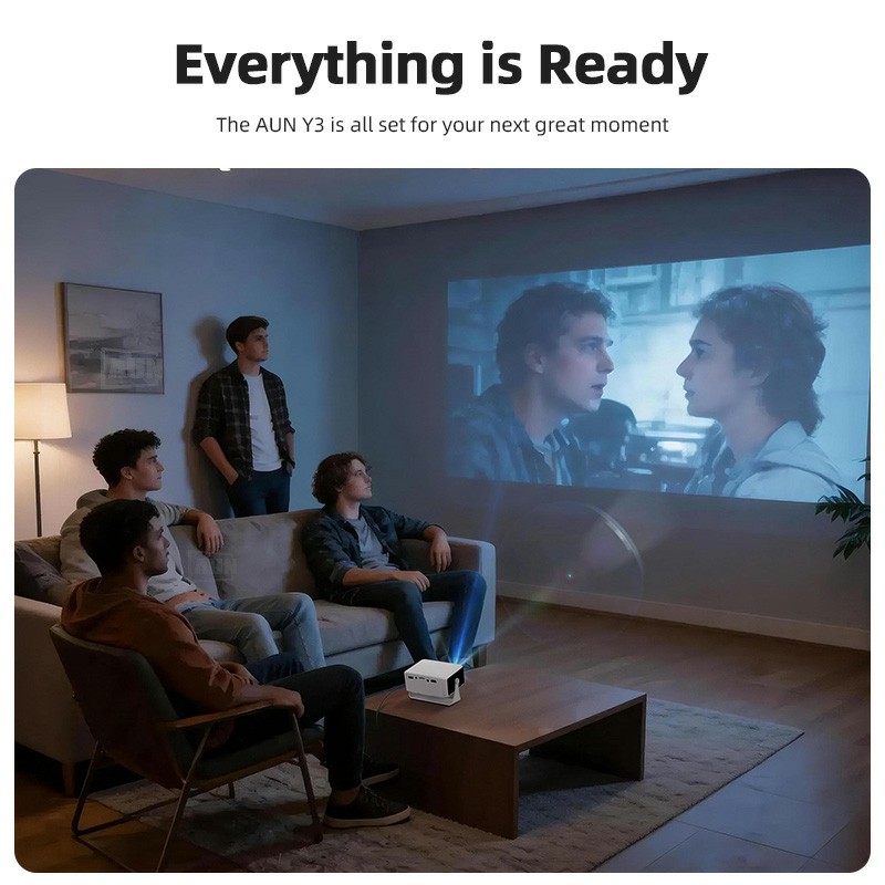 AUN Y3 MINI Projector Home The - огляд і ціна Home Cinema Mini