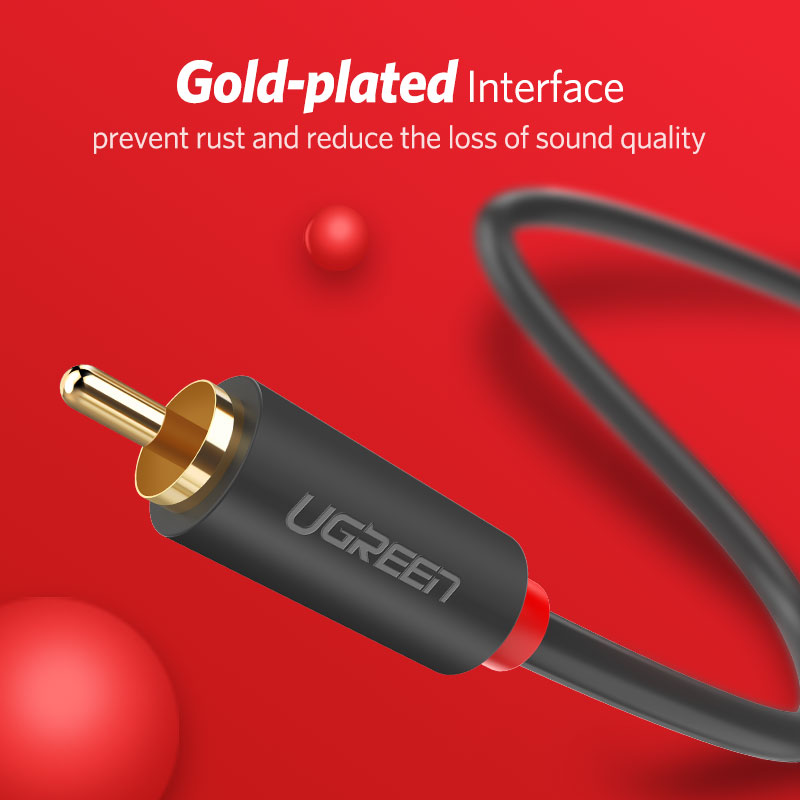 UGREEN 2RCA to 2 RCA Male to M - огляд і ціна Home Cinema Choice