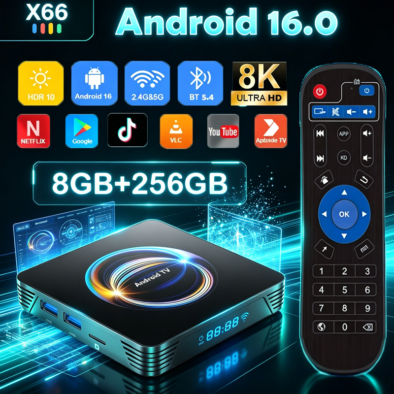 Smart TV Box Android 16  Rockc - огляд і ціна Home Cinema Google