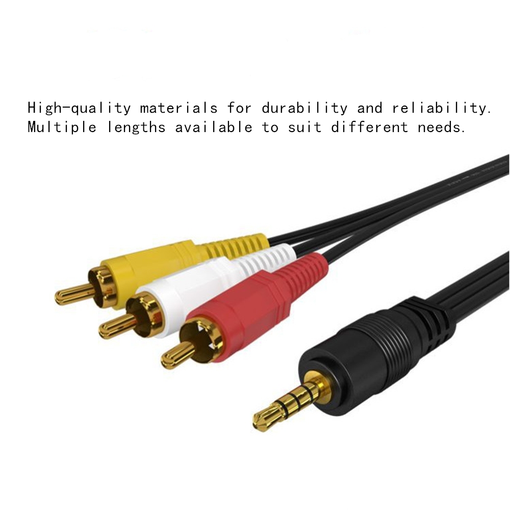 3.5mm to 3 RCA Audio Video Cab - огляд і ціна Home Cinema Choice