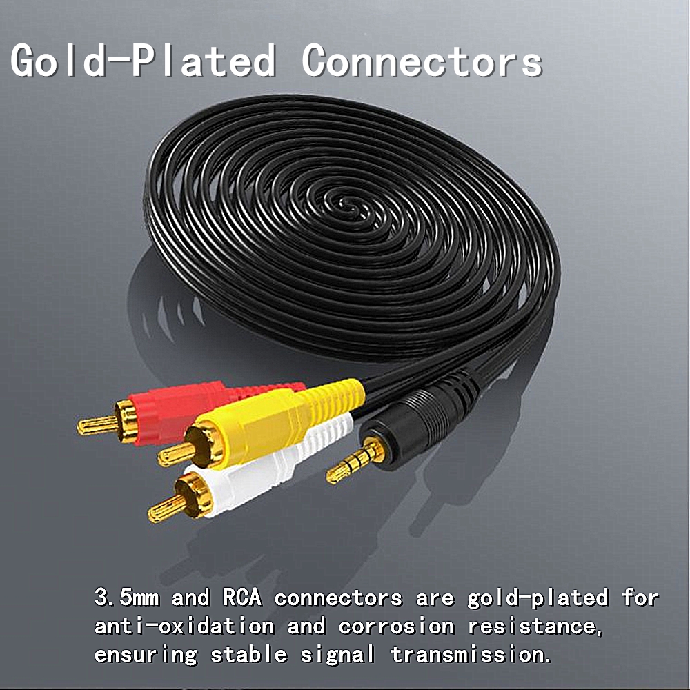 3.5mm to 3 RCA Audio Video Cab - огляд і ціна Home Cinema Choice