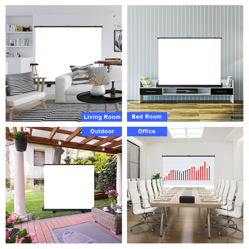 Portable Projector Screen Pull - огляд і ціна Home Cinema Pc
