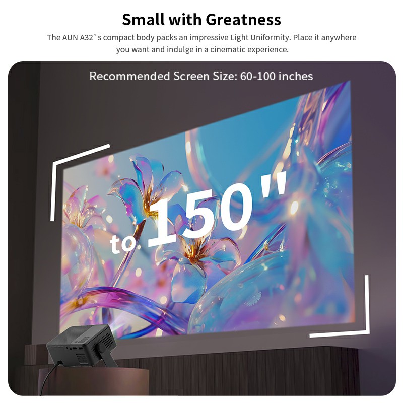 AUN A32 Pro Android Projector  - огляд і ціна Home Cinema Mini
