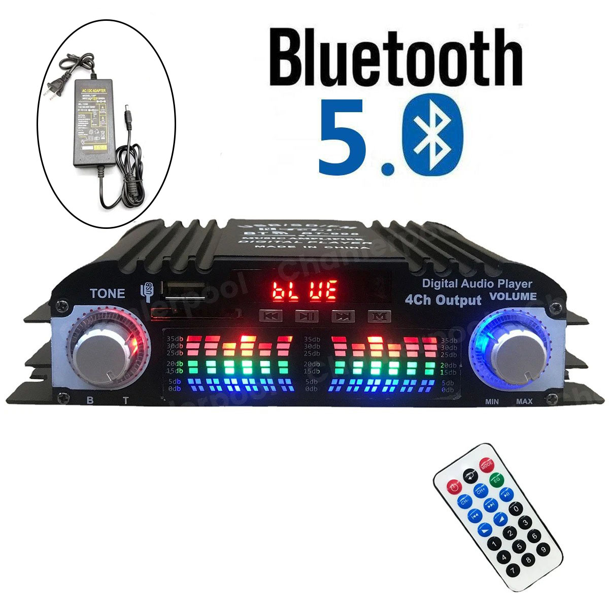 HiFi Sound Amplifier 4 Channel - огляд і ціна Home Cinema Audio System