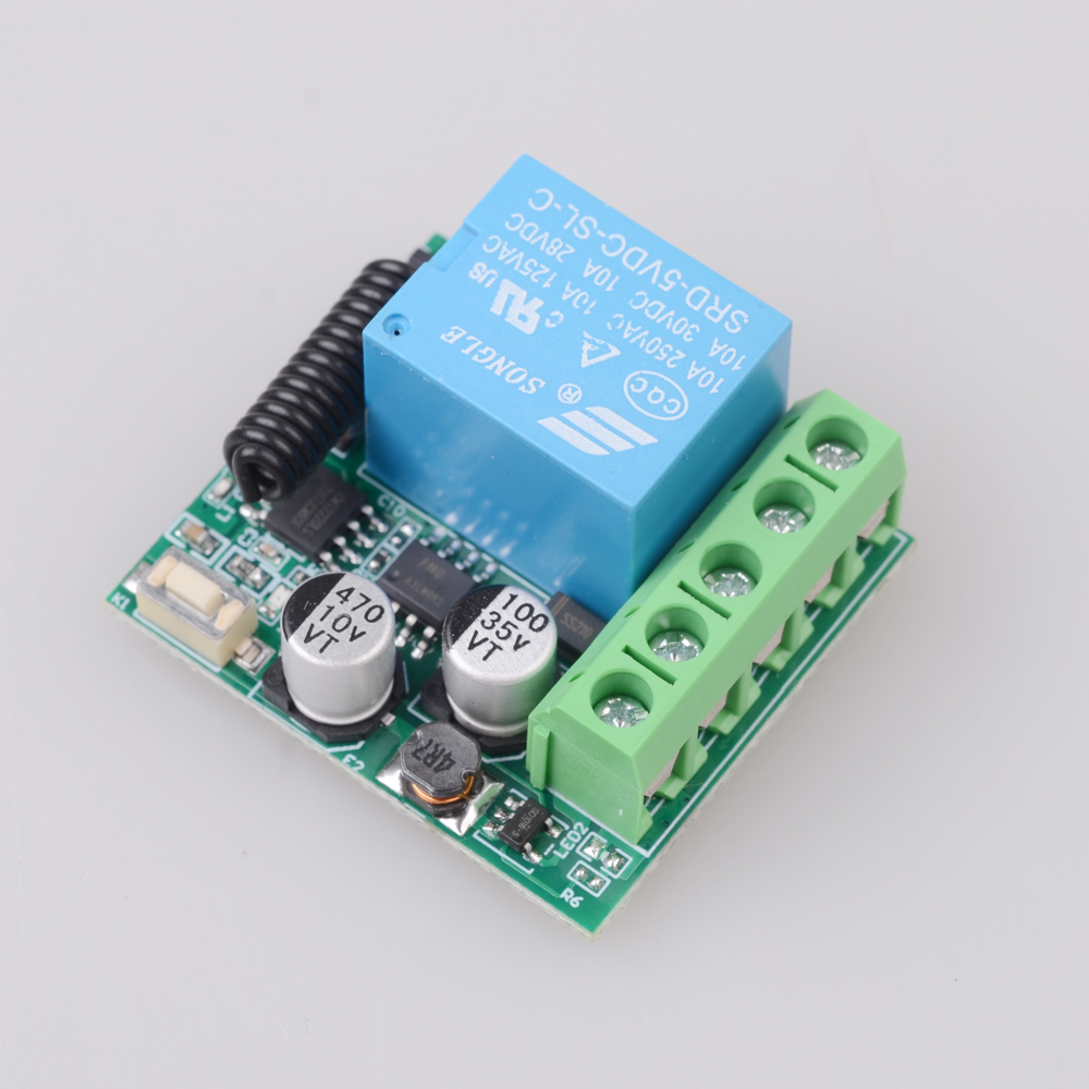 DC 12V 433Mhz RF Wireless Remo - огляд і ціна Home Cinema Receiver