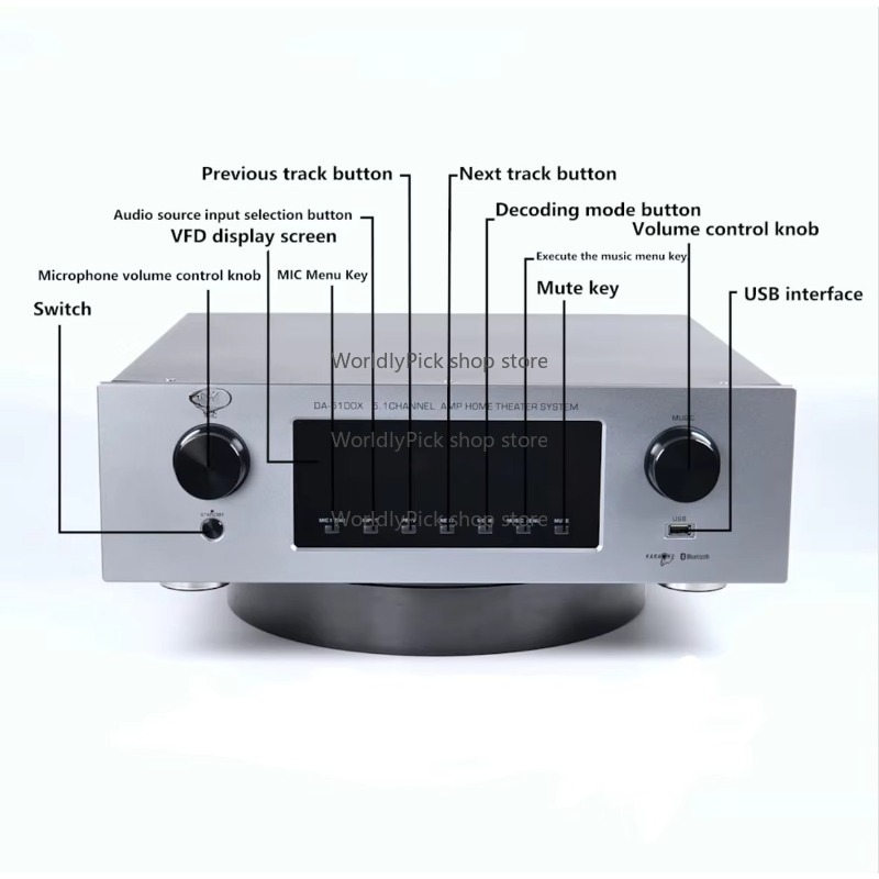Home Theater Karaoke Amplifier - огляд і ціна Home Cinema Receiver