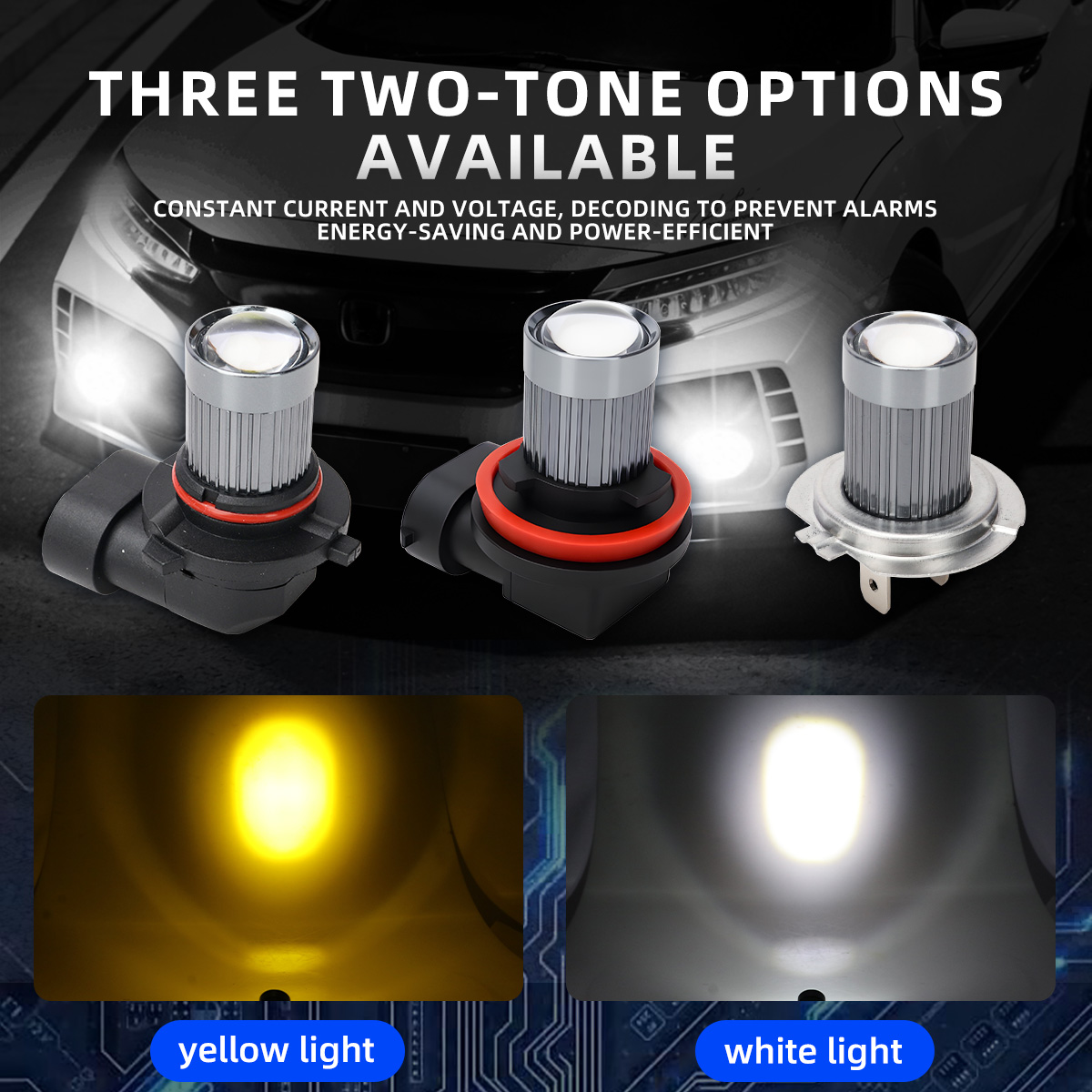 2PCS H11 Car Fog Lamp H7 LED 9 - огляд і ціна Projector Lamp Replacement