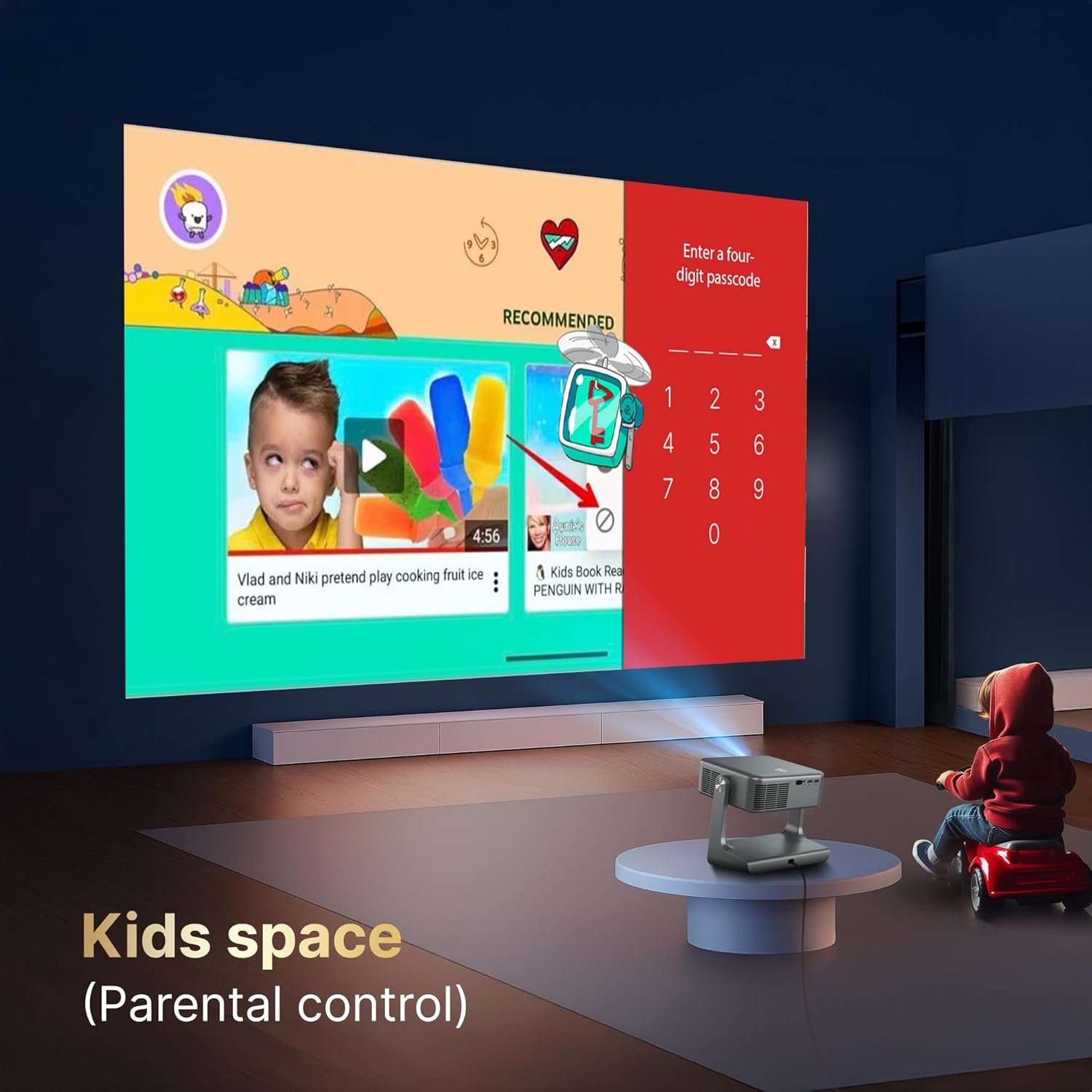 Mini Portable 4K Google TV OS  - огляд і ціна Home Cinema Google