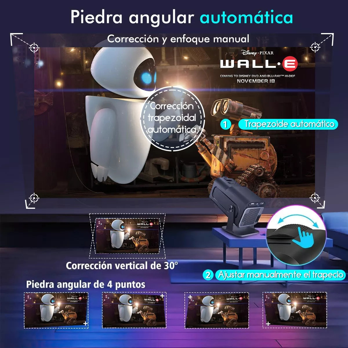 KaiAqua HY320 Projector Androi - огляд і ціна Home Cinema Mini