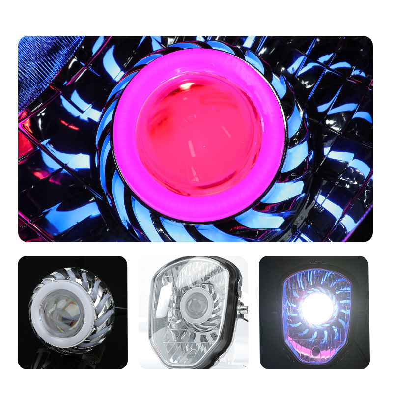 Multi Color Halo LED Motorcycl - огляд і ціна Projector Lamp Replacement