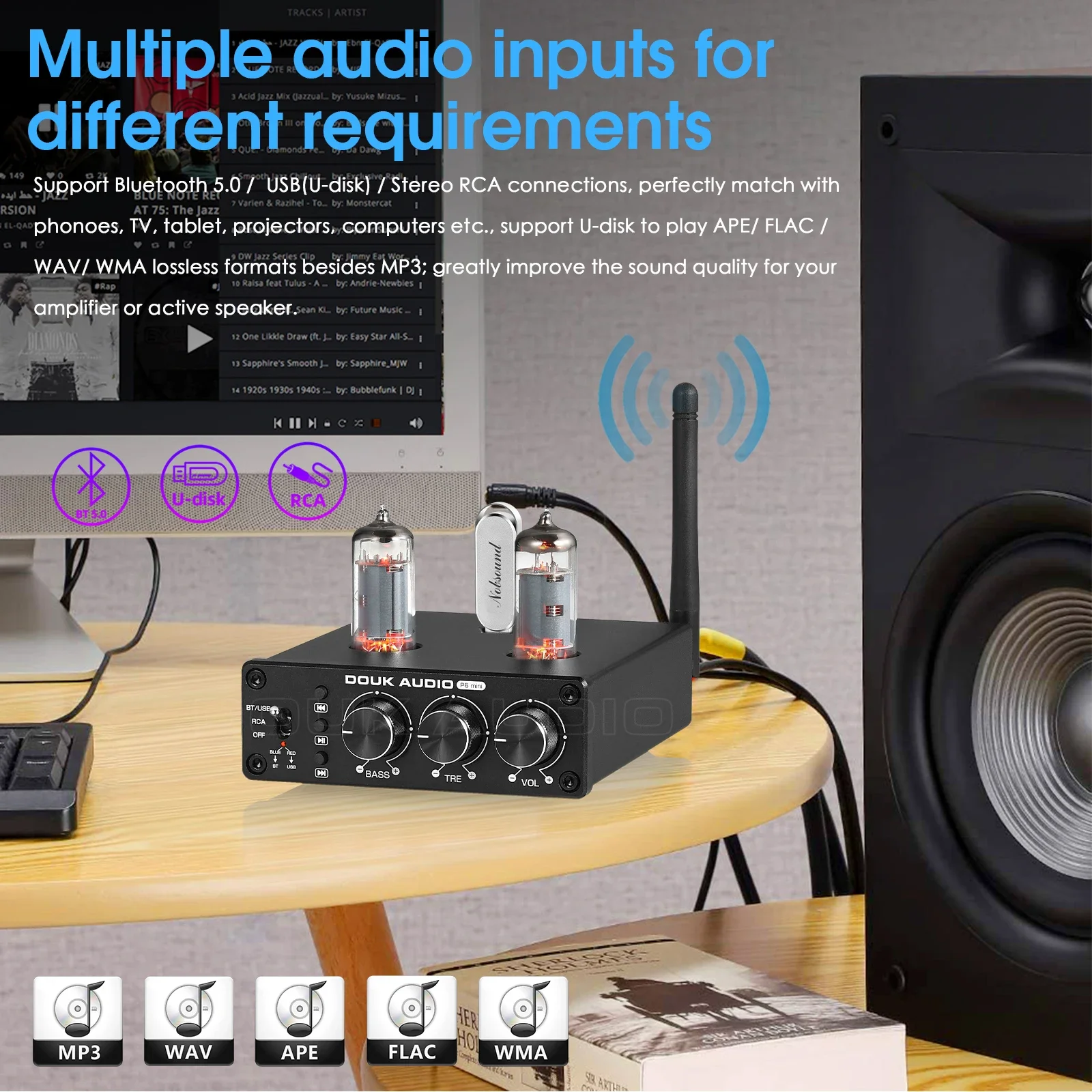 Douk Audio HiFi Bluetooth 5.0  - огляд і ціна Home Cinema Receiver