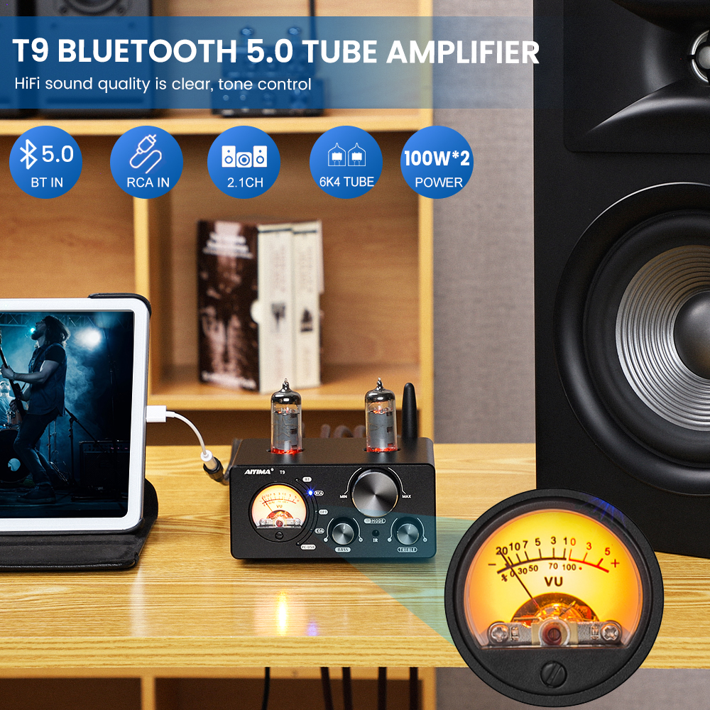 AIYIMA Audio T9 Bluetooth 5.0  - огляд і ціна Home Cinema Receiver