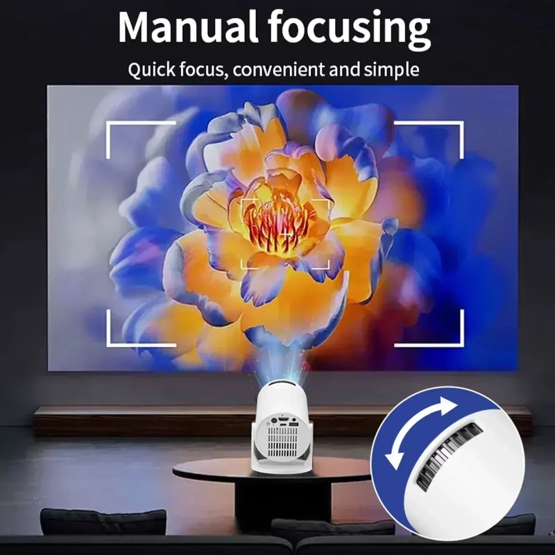 New   Projector HY300 4K Andro - огляд і ціна Home Cinema Mini