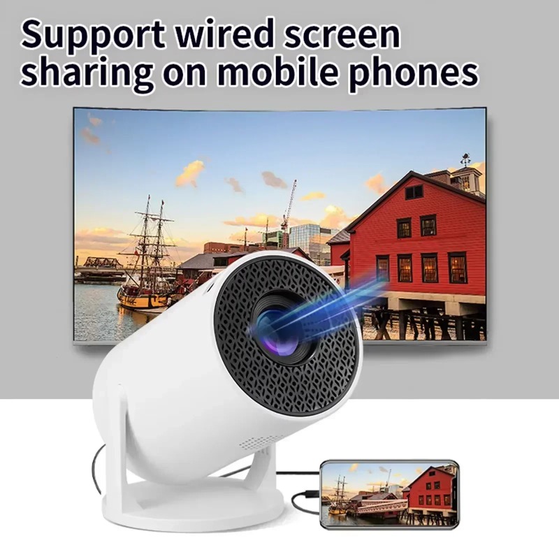 New   Projector HY300 4K Andro - огляд і ціна Home Cinema Mini