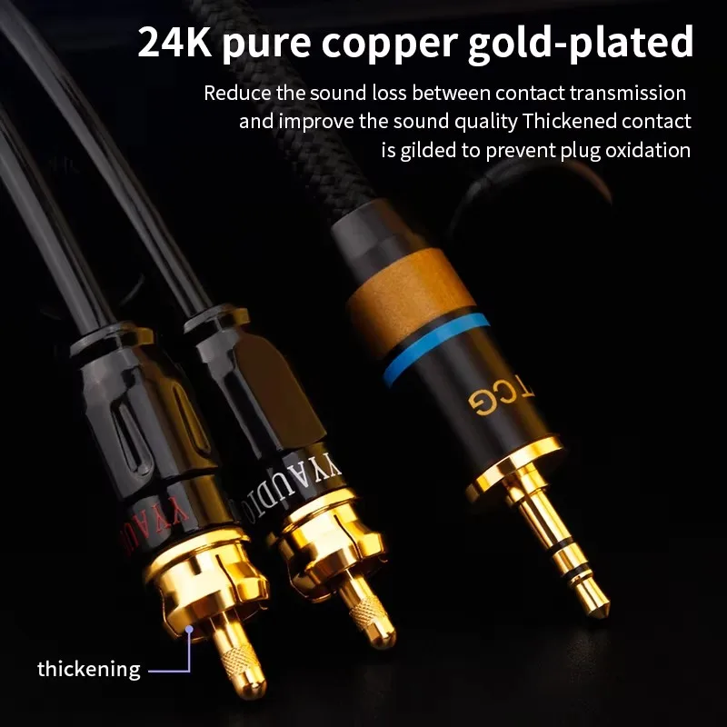 3.5mm to 2RCA Audio Cable HiFi - огляд і ціна Home Cinema Choice