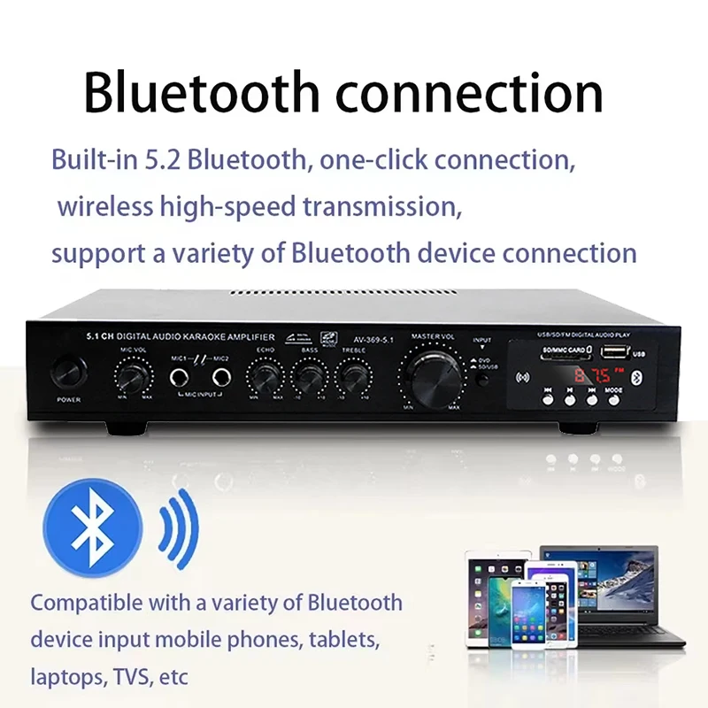 AV-369BT Bluetooth 5.1 Sound S - огляд і ціна Home Cinema Receiver
