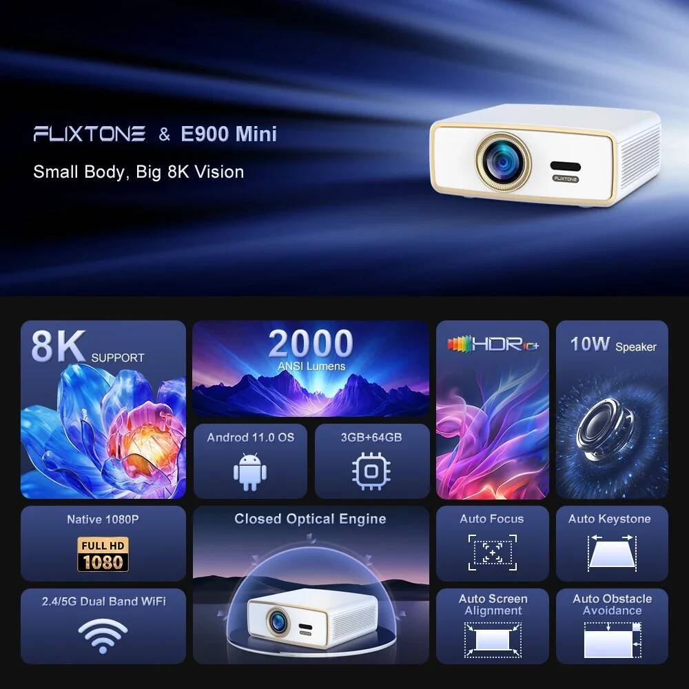 Flixtone E900 MINI Portable Pr - огляд і ціна Home Cinema Mini