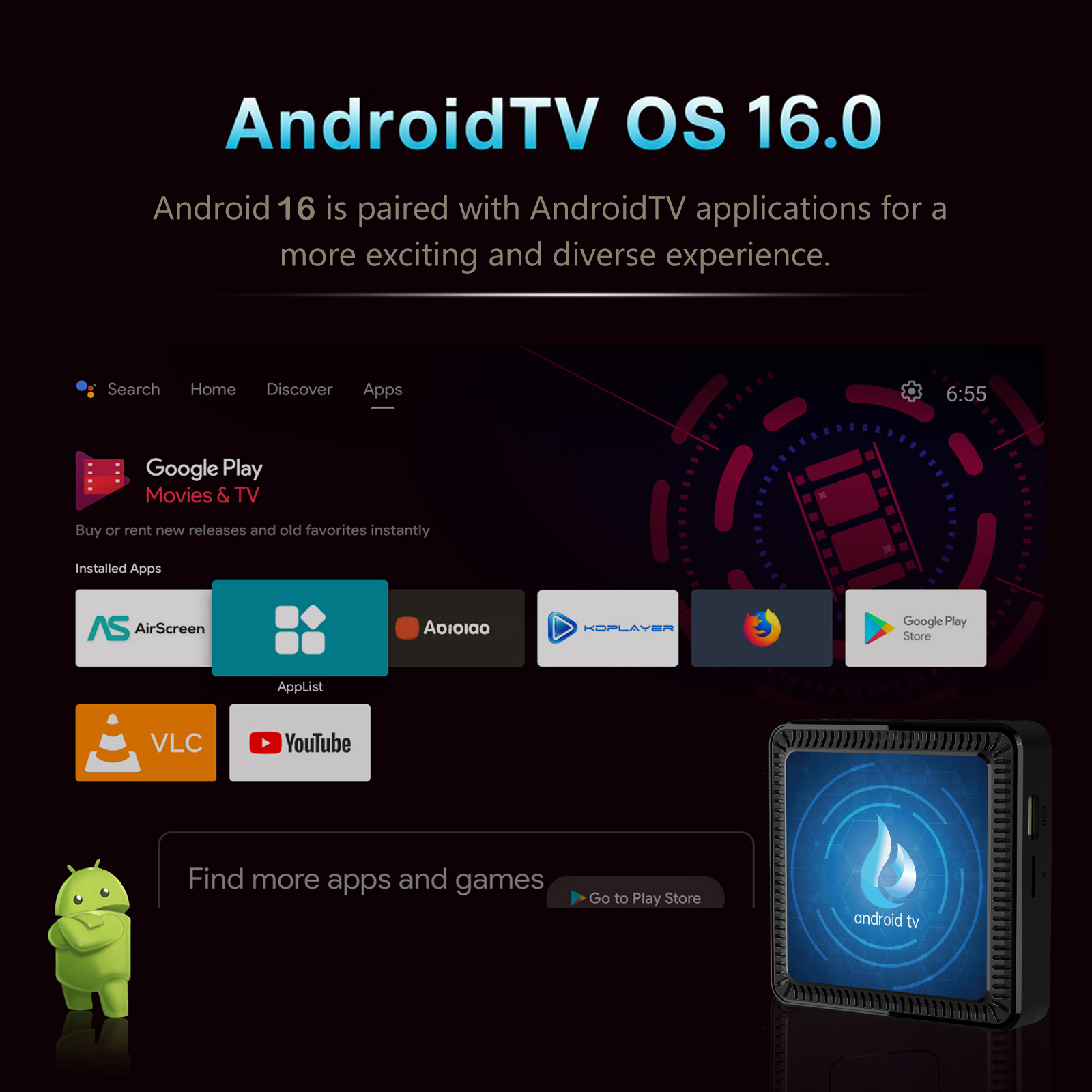 Q17 Smart TV Box 5G Wifi Andro - огляд і ціна Home Cinema Google
