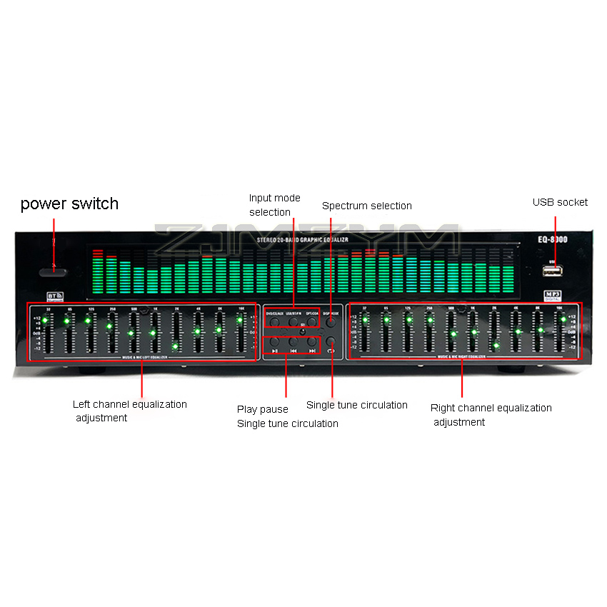 EQ8000 Equalizer Bluetooth 5.3 - огляд і ціна Home Cinema Receiver
